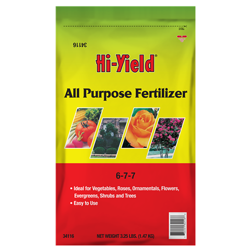 Hi-Yield All Purpose Fertilizer 6-7-7 - 3.25 lb  