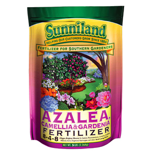 Sunniland Azalea, Camellia & Gardenia Fertilizer 8-4-8 - 20 lb