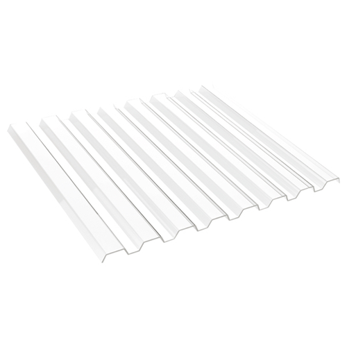 BWI Companies: Greca Corrugated Polycarbonate - 4' X 14', Clear by Macrolux
