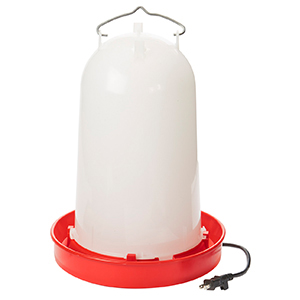 Heated Poultry Waterer - 3 gal
