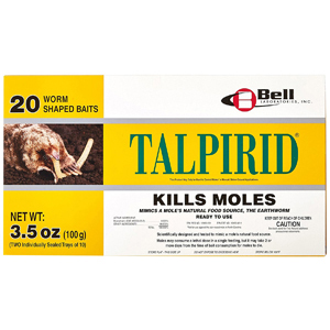 TALPIRID Mole Bait (20 Worms)   