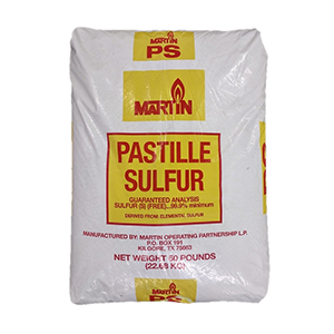 Pastille 99% Elem Sulfur - 50 lb  